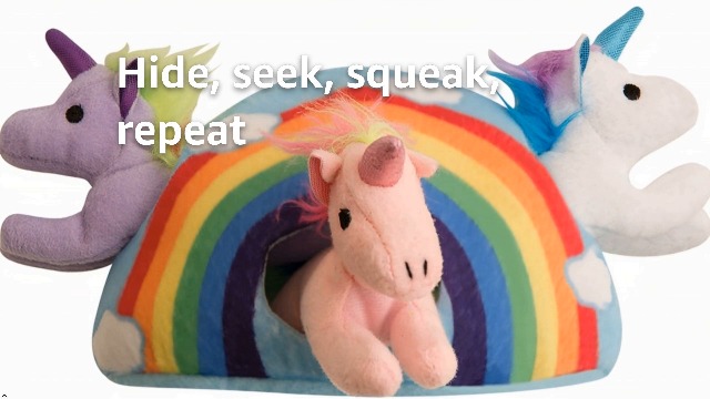 Amazon.com: Snugarooz Hide & Seek Rainbow Dog Toy with Repair